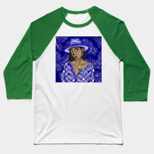 talavera muse in panama pattern style artsy ecopop Baseball T-Shirt